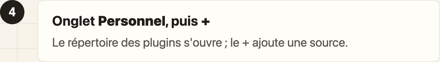 Étape 5 de l'installation guidée