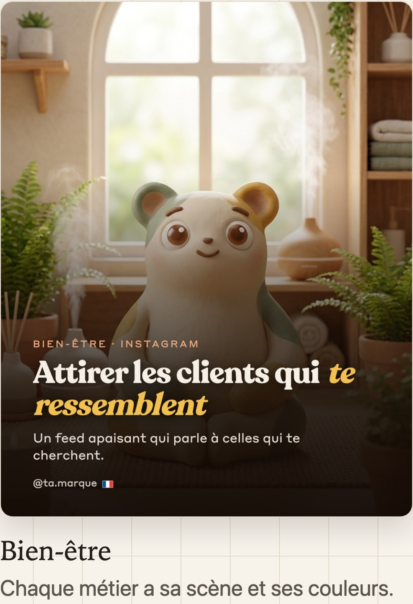 Un troisième style de carrousel inclus, montré en grand