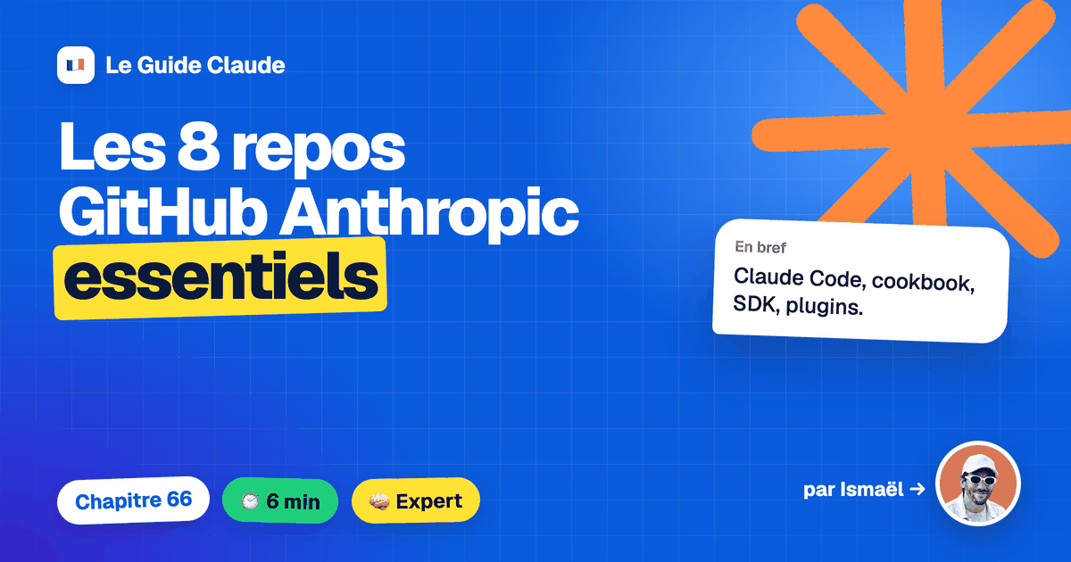 Les 8 repos GitHub officiels d'Anthropic à connaître — Le Guide Claude