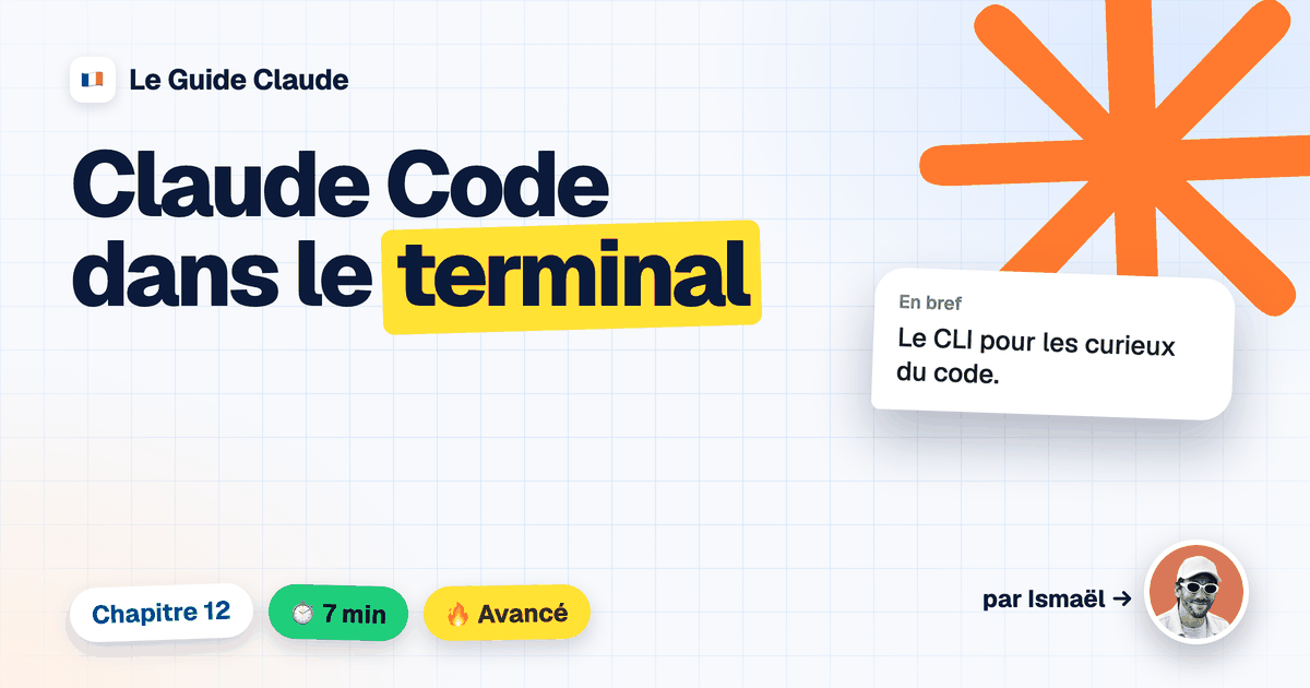Claude Code dans ton terminal en 10 minutes : le CLI bash qui édite ton ...